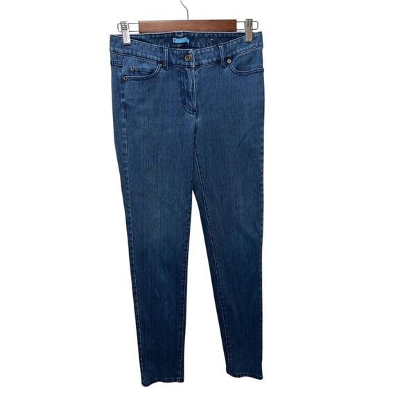 J.McLaughlin Women's Skinny Denim Jeans Size 2 Medium Wash Stretch - Picture 1 of 9